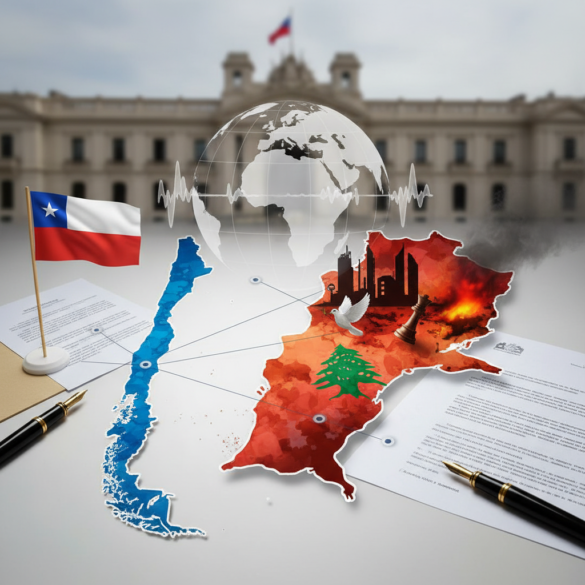 Análisis de los efectos del conflicto en el Líbano y su repercusión en la política exterior chilena.