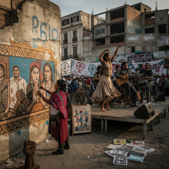 El arte como resistencia: Historias de creación en tiempos de conflicto y crisis en América Latina